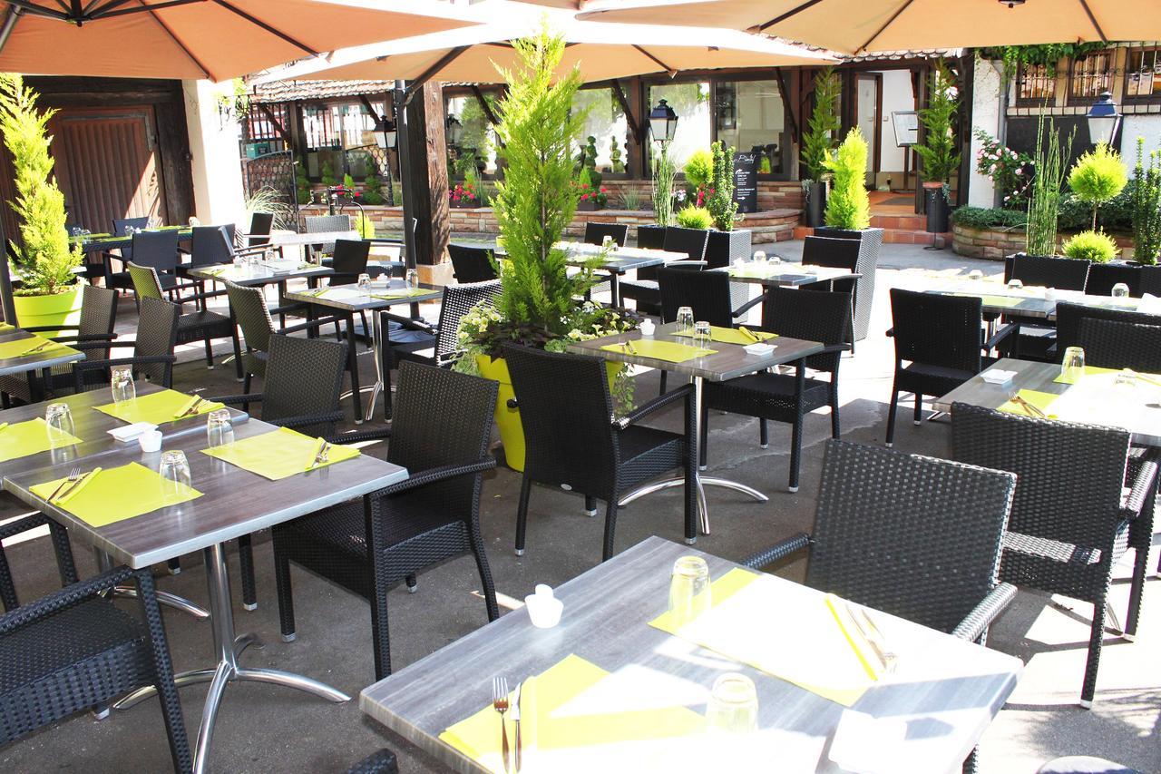 Hotel Restaurant Au Boeuf 布勒斯海姆 外观 照片