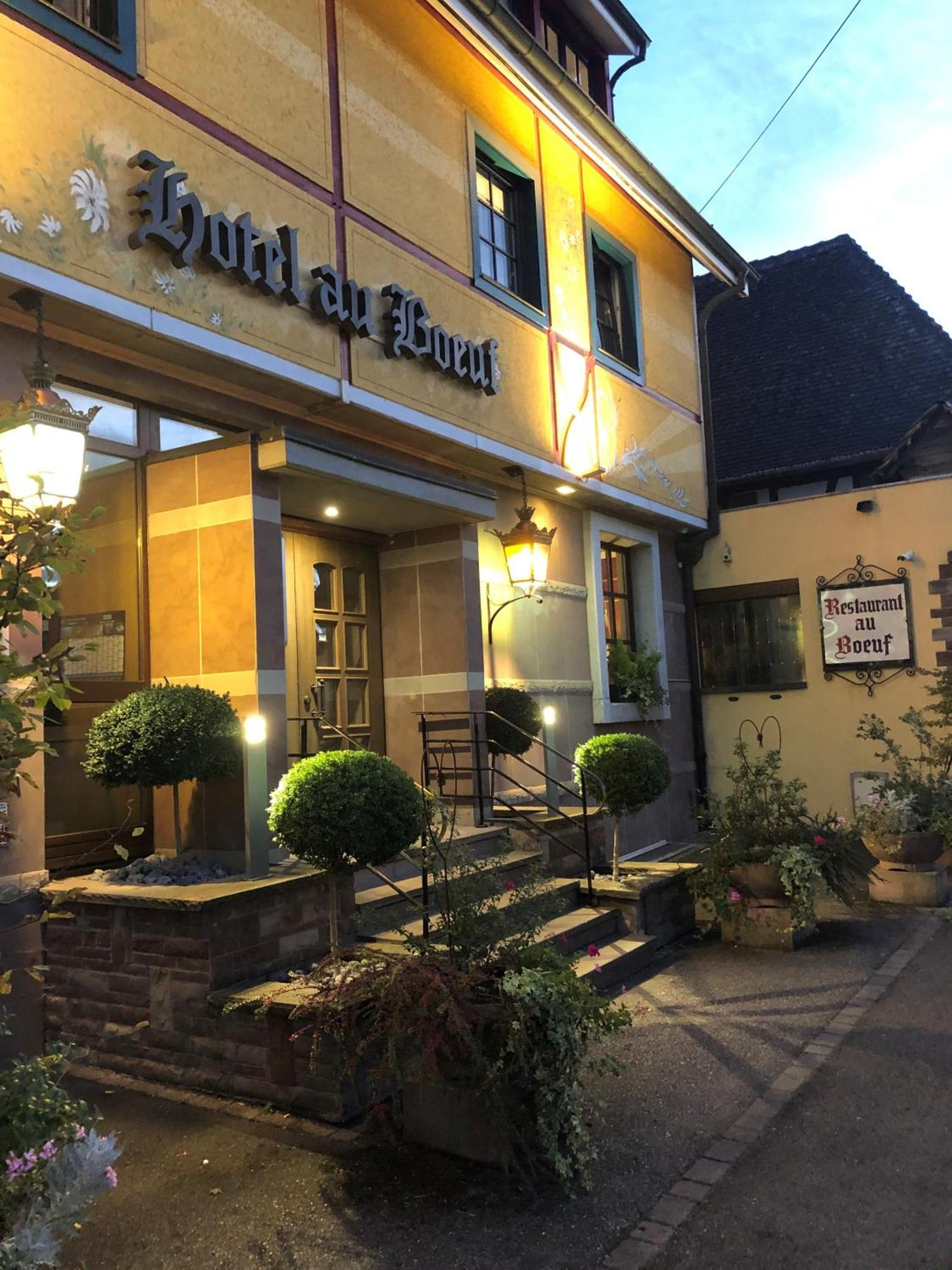 Hotel Restaurant Au Boeuf 布勒斯海姆 外观 照片